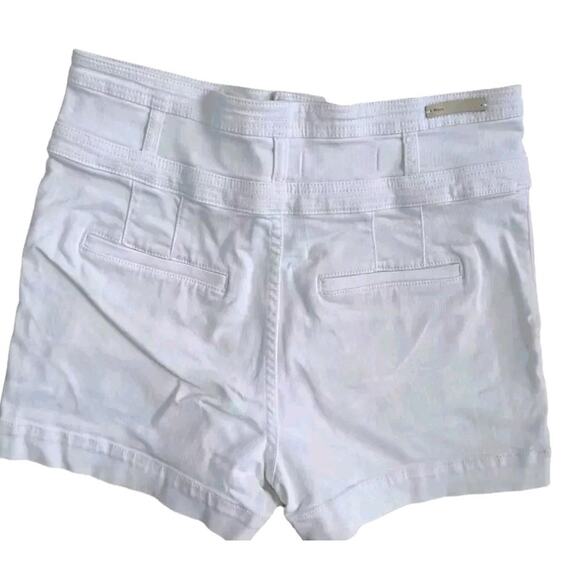 Anthropologie Pilcro Wanderer White Denim Jean Shorts Women 30 High Rise 8 - Picture 6 of 14